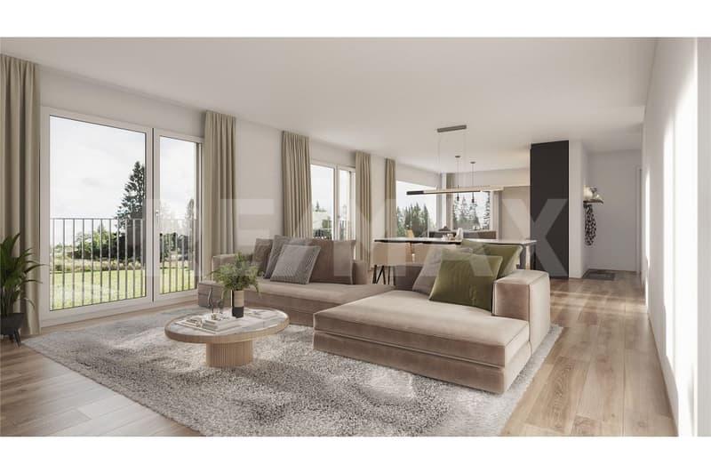 Maison individuelle Minergie exclusive (Maison 5) : avec vue panoramique, terrasse et construction durable (5)