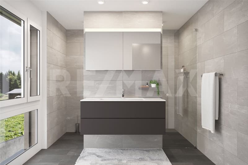 Maison individuelle Minergie exclusive (Maison 5) : avec vue panoramique, terrasse et construction durable (7)