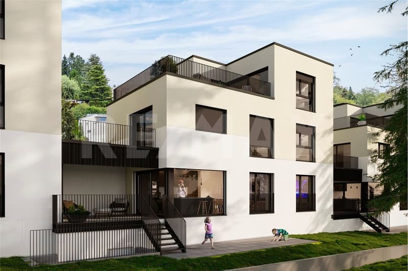 Maison individuelle Minergie exclusive (Maison 5) : avec vue panoramique, terrasse et construction durable (1)