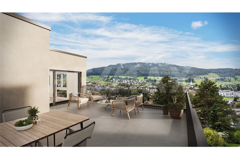Maison individuelle Minergie exclusive (Maison 5) : avec vue panoramique, terrasse et construction durable (9)