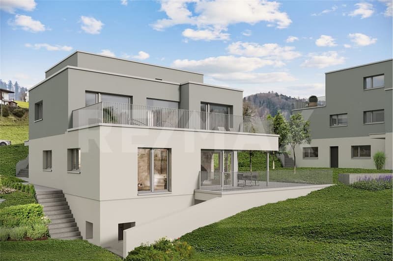 Maisons unifamiliales de haute qualité : avec vue sur le vert, terrasse et construction durable (Maison 4b) (12)