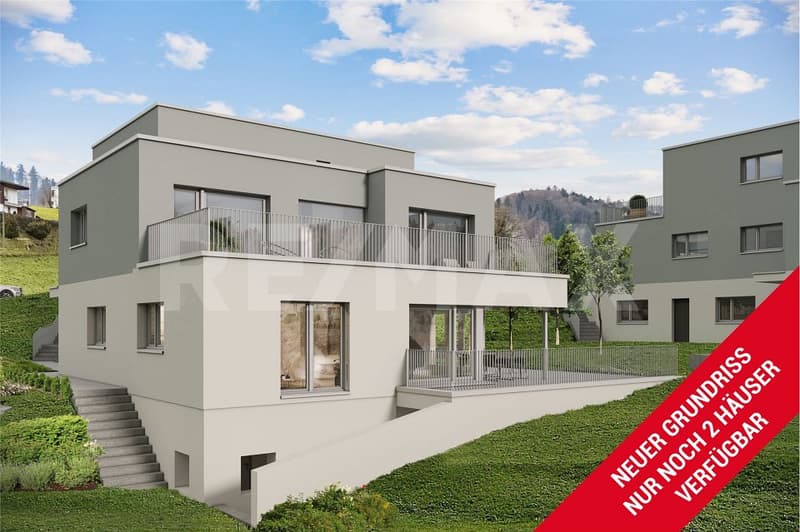 Maisons unifamiliales de haute qualité : avec vue sur le vert, terrasse et construction durable (Maison 8b) (1)