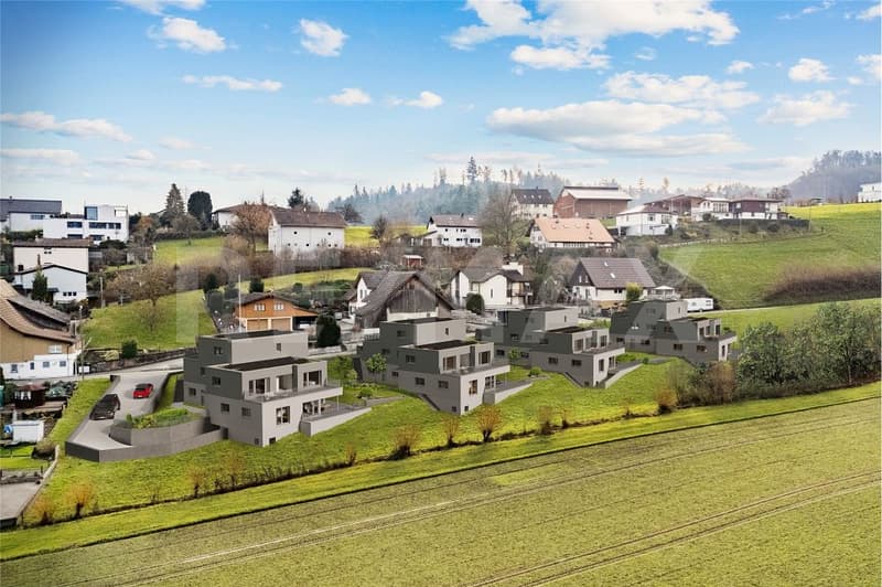 Maisons unifamiliales de haute qualité : avec vue sur le vert, terrasse et construction durable (Maison 8b) (3)