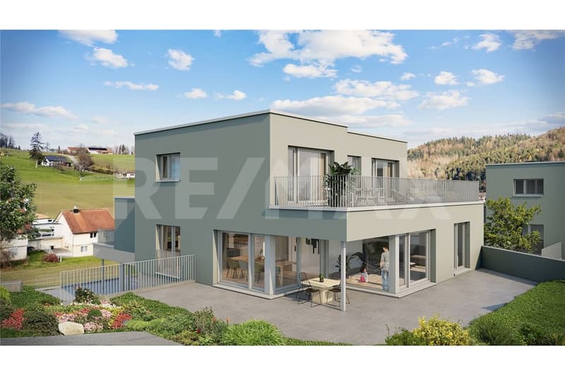 Maisons unifamiliales de haute qualité : avec vue sur le vert, terrasse et construction durable (Maison 8b) (2)