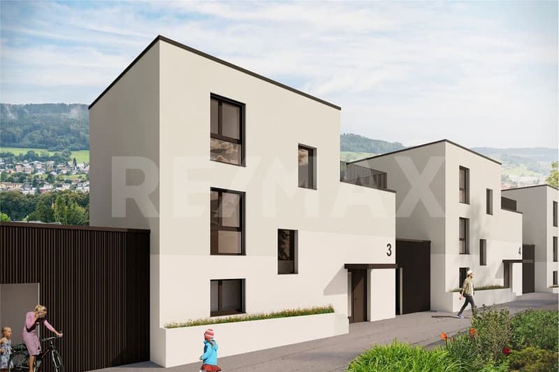 exklusives Minergie-Einfamilienhaus (Haus 4): mit Weitblick, Terrasse und nachhaltiger Bauweise (2)