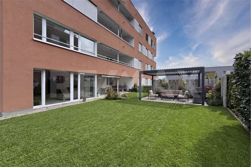 Wohnen mit Gartengefühl  moderne 3½-Zimmer-Erdgeschosswohnung mit grosszügigem Aussenbereich (12)