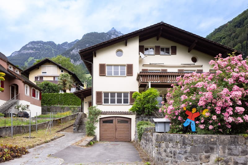 Einfahrt Garage