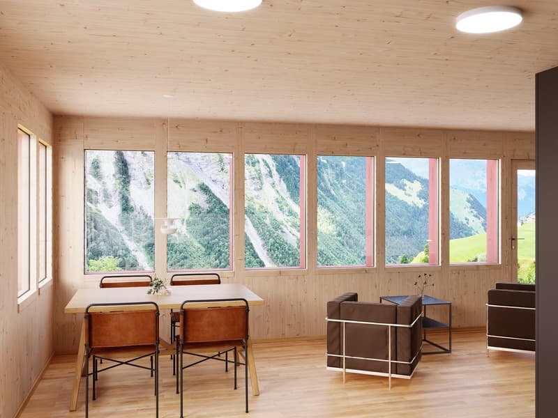 Studio 1 mit Ausblick