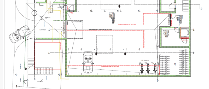 Projet de construction neuve Veduta Winterthur, place de stationnement pour motocyclette n° 11 (2)