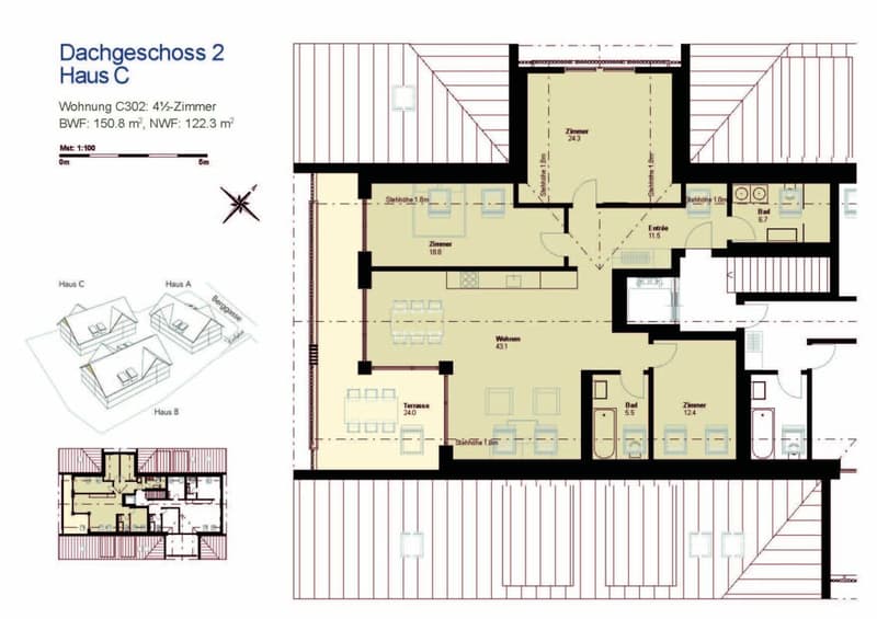Appartement en mansarde avec panorama montagnard grandiose (6)