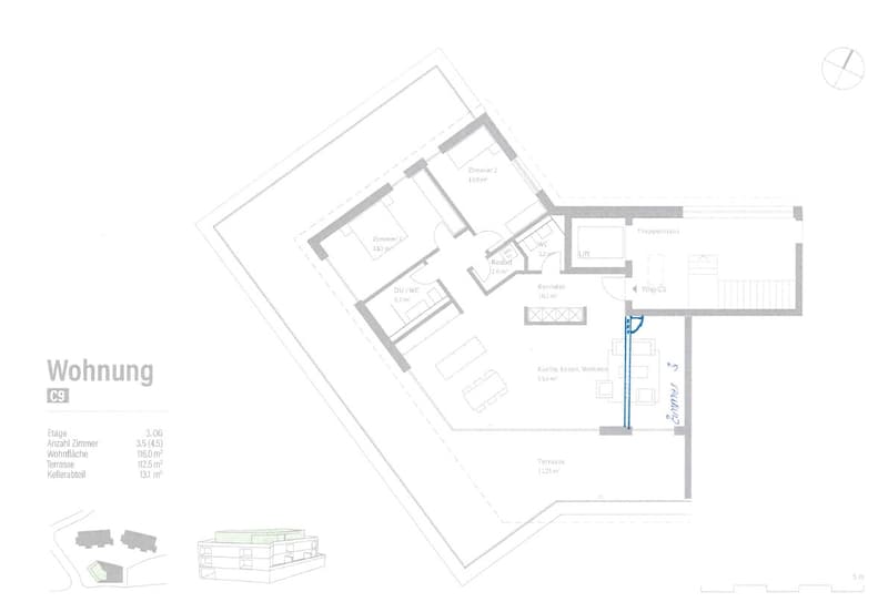 Moderne 4.5-Zimmer-Wohnung mit Balkon und Seenähe in Schmerikon (11)