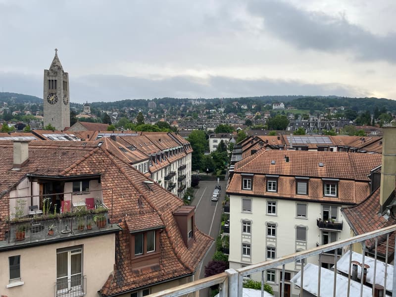 5-Zimmer-Dach-/Maisonettewohnung mit Sicht über den Dächer von Zürich 1.8.25 -31.1.25 (1)