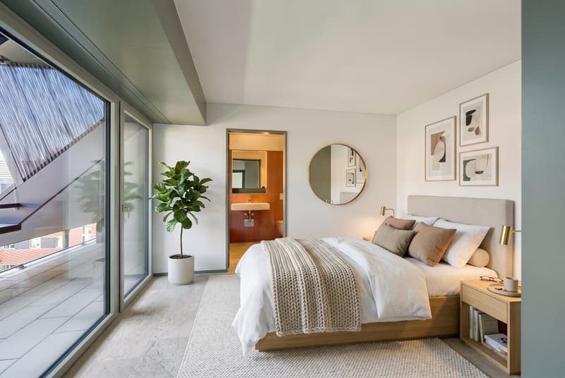 Moderne 3-Zimmer-Dachwohnung in ruhiger Lage Zürich-Milchbuck (8)
