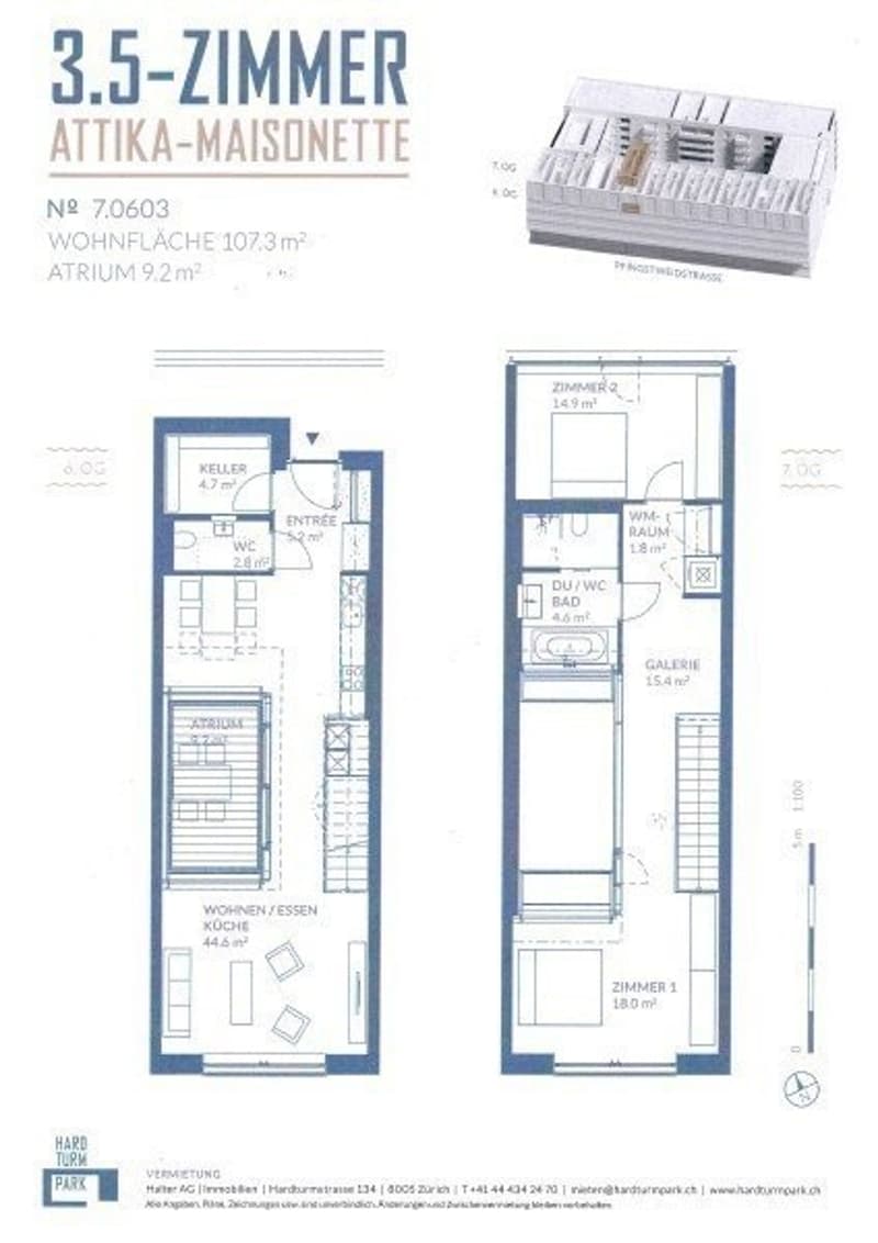 Appartement-maisonnette 3.5 pièces avec utilisation de la piscine (6)