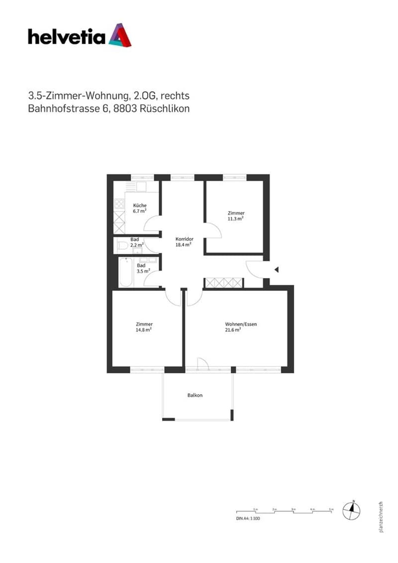 Typenähnlicher Grundrissplan