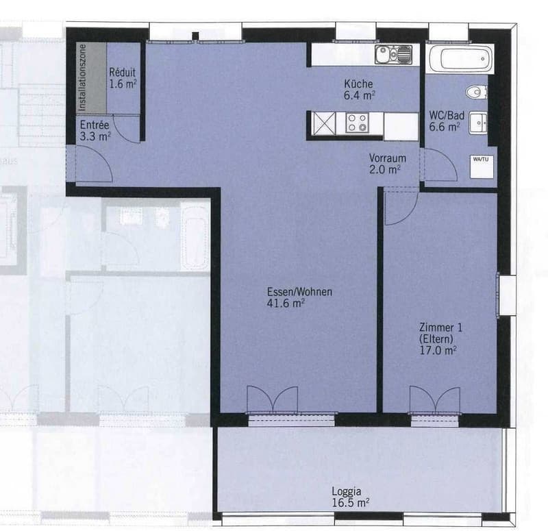 Grundrissplan