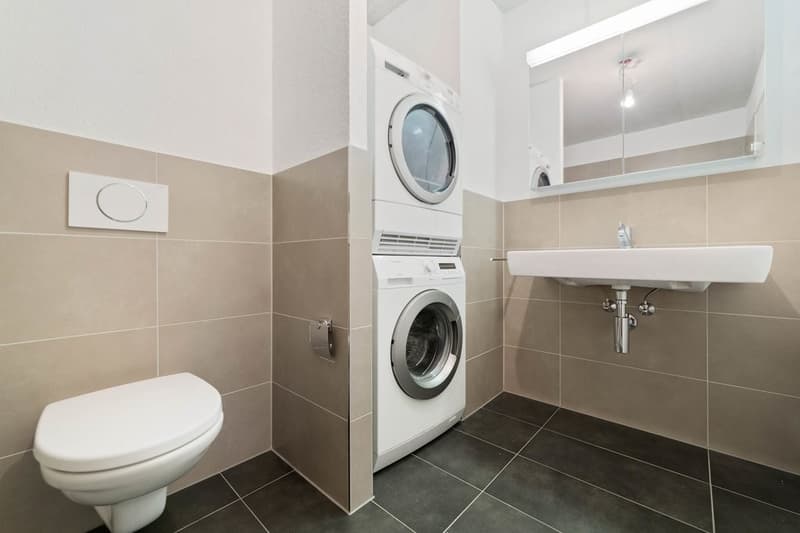 Beispiel Badezimmer mit Waschturm