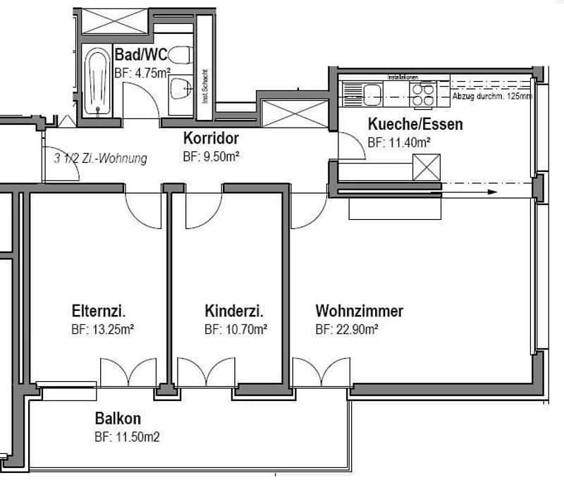 Grundrissplan