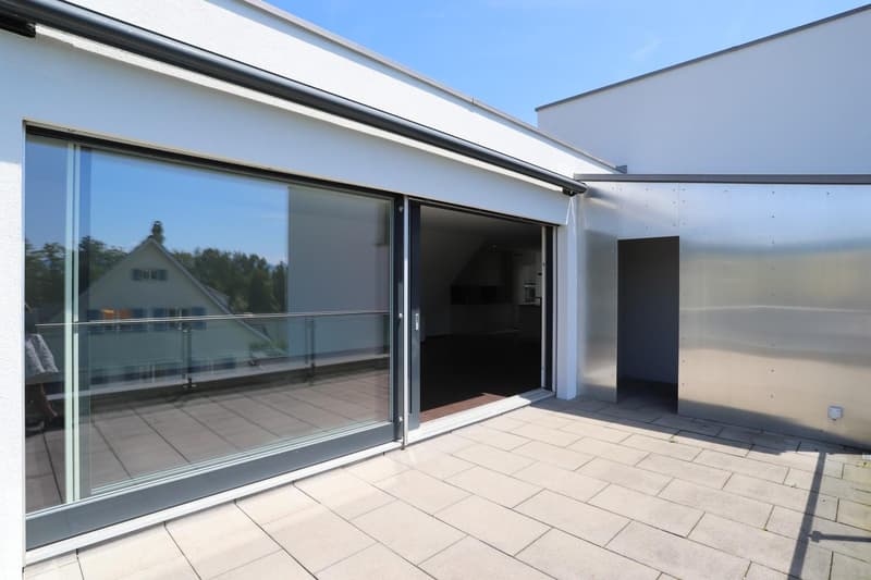 Terrasse mit Reduit