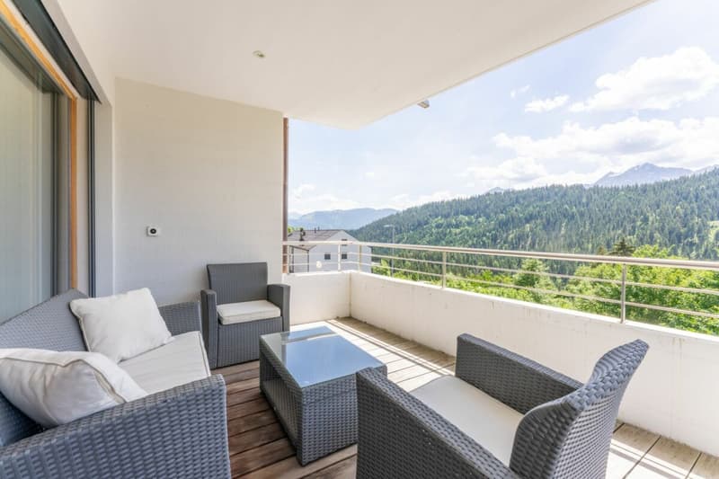 Neuwertige 3.5 Zimmerwohnung Haus Miraselva, Flims Waldhaus (10)