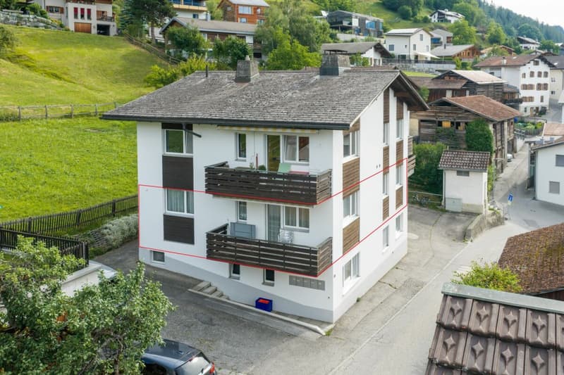 Appartamento di 4 camere in vendita nel villaggio di Trin (1)