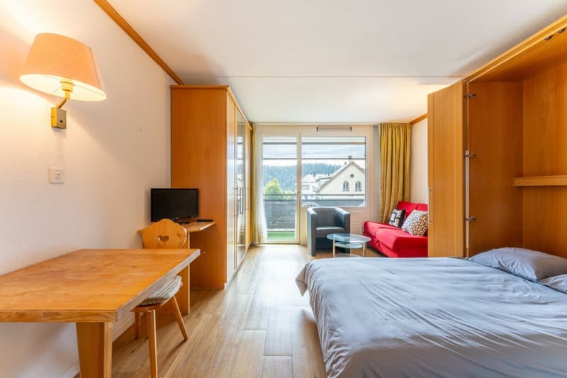 Studio im 4. Stock mit schöner Aussicht Richtung Süden (2)