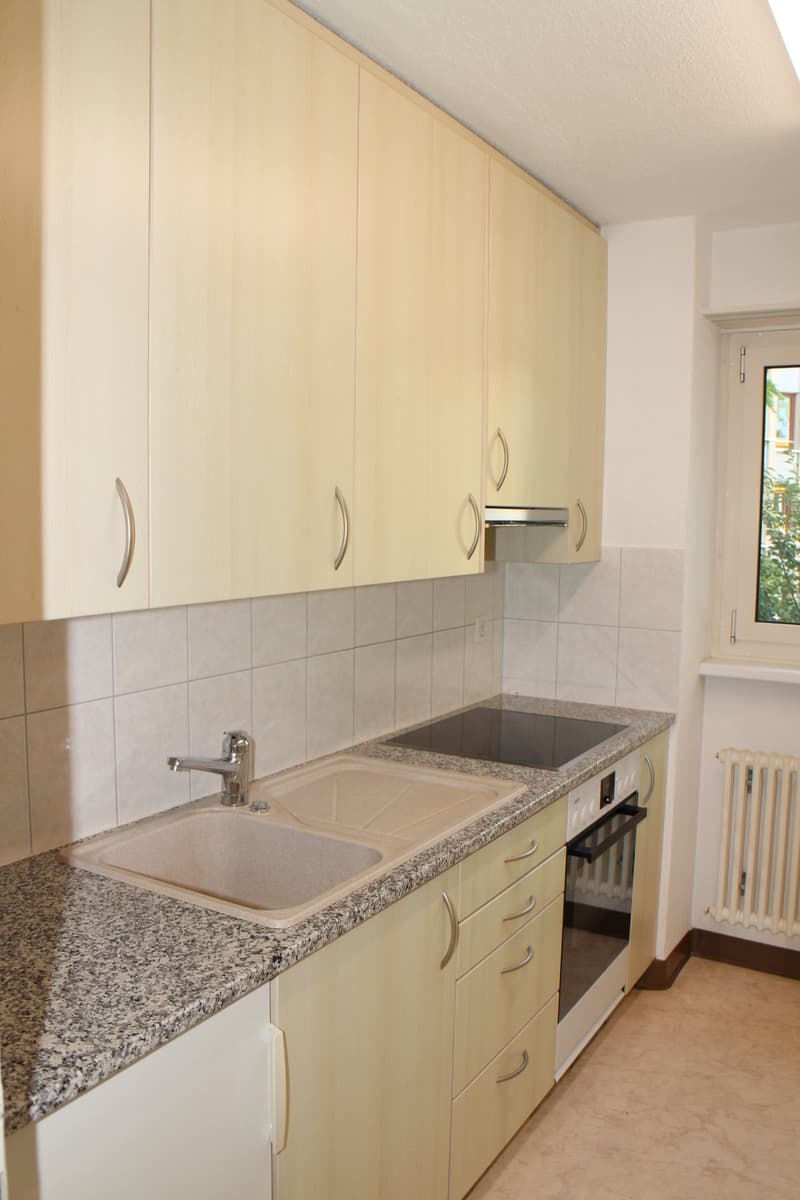zentral gelegene, helle 2-Zimmerwohnung im 1. OG mit grosszügigem Balkon (3)