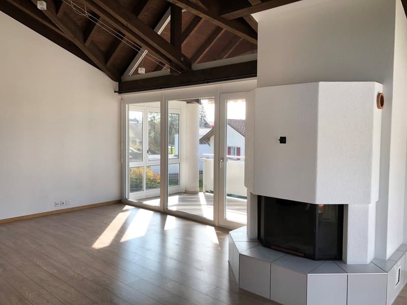 Grand appartement de 4,5 pièces sous les toits dans une maison de 3 familles avec vue panoramique (4)