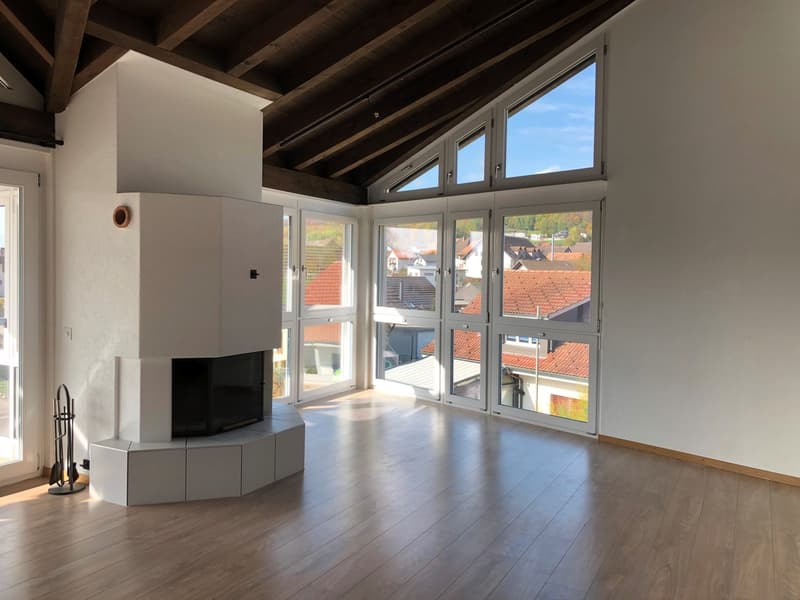 Grand appartement de 4,5 pièces sous les toits dans une maison de 3 familles avec vue panoramique (3)