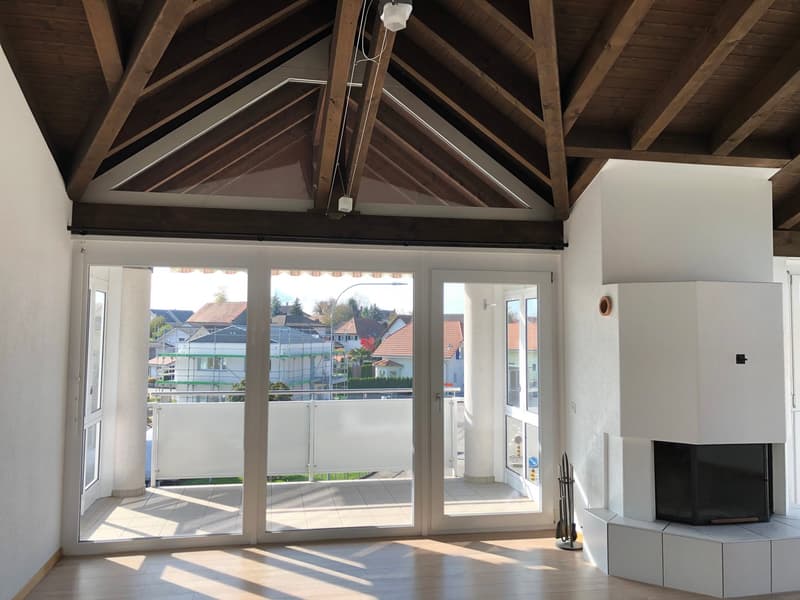 Grand appartement de 4,5 pièces sous les toits dans une maison de 3 familles avec vue panoramique (5)