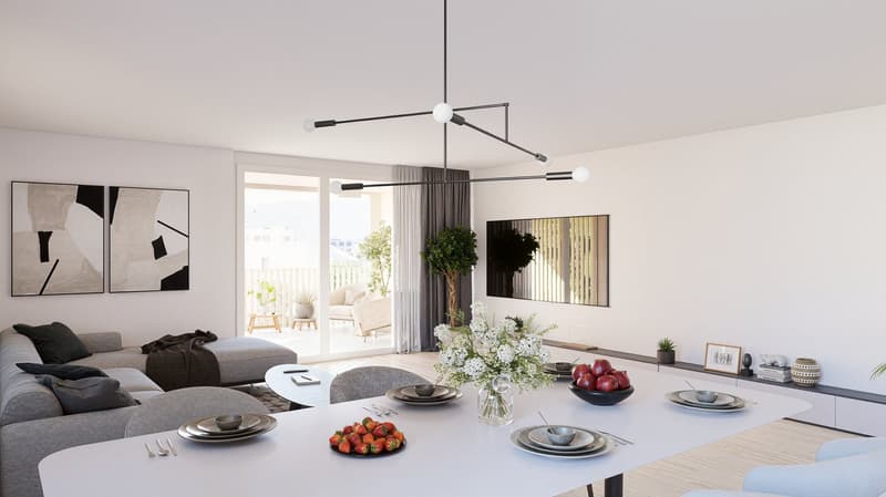 Unterdorf Studen Wohnzimmer