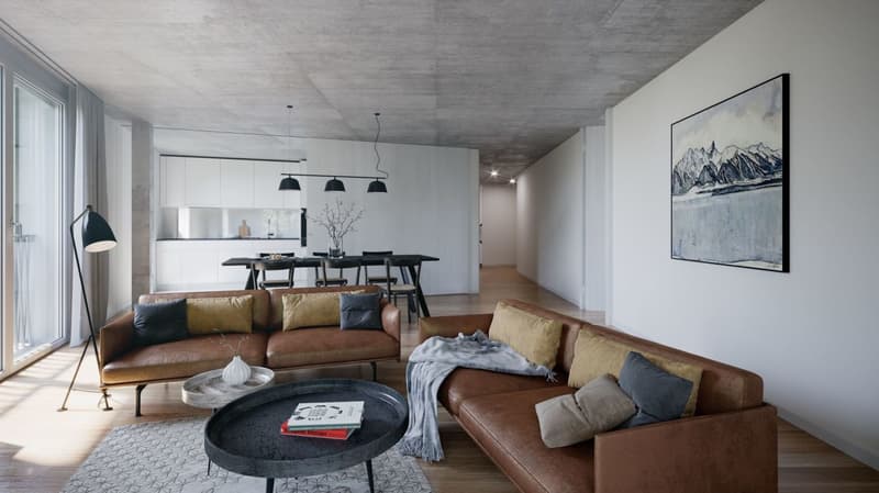 Exklusive Architektur, stilvoller Wohnkomfort - 3.5-Zimmerwohnung (4)