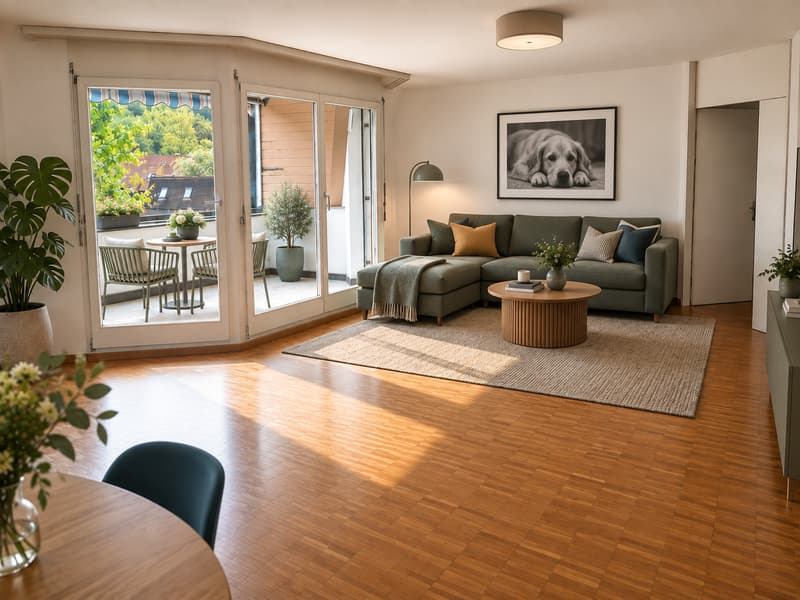 Grosszügige 4,5-Zimmer-Dachwohnung in Zunzgen (3)