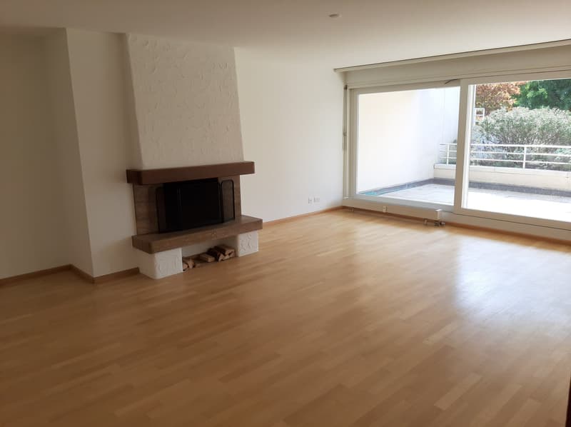 Wohnzimmer mit Chminée