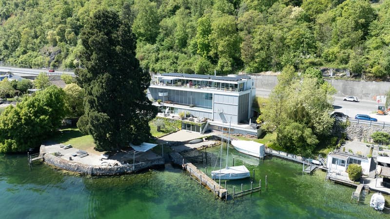 Exklusive Triplex-Wohnung mit direktem Seeanstoss und eigenem Bootsplatz in Twann-Tüscherz (2)