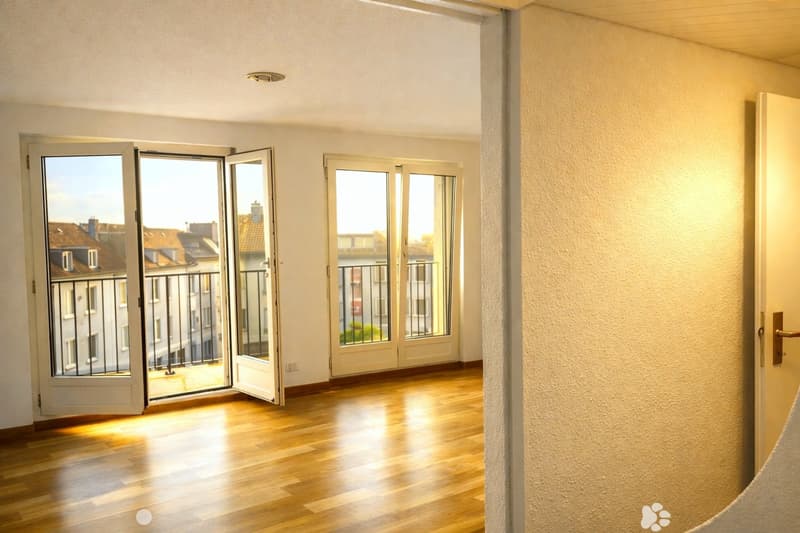Helle Attikawohnung mit grosser Terrasse und Cheminée (3)