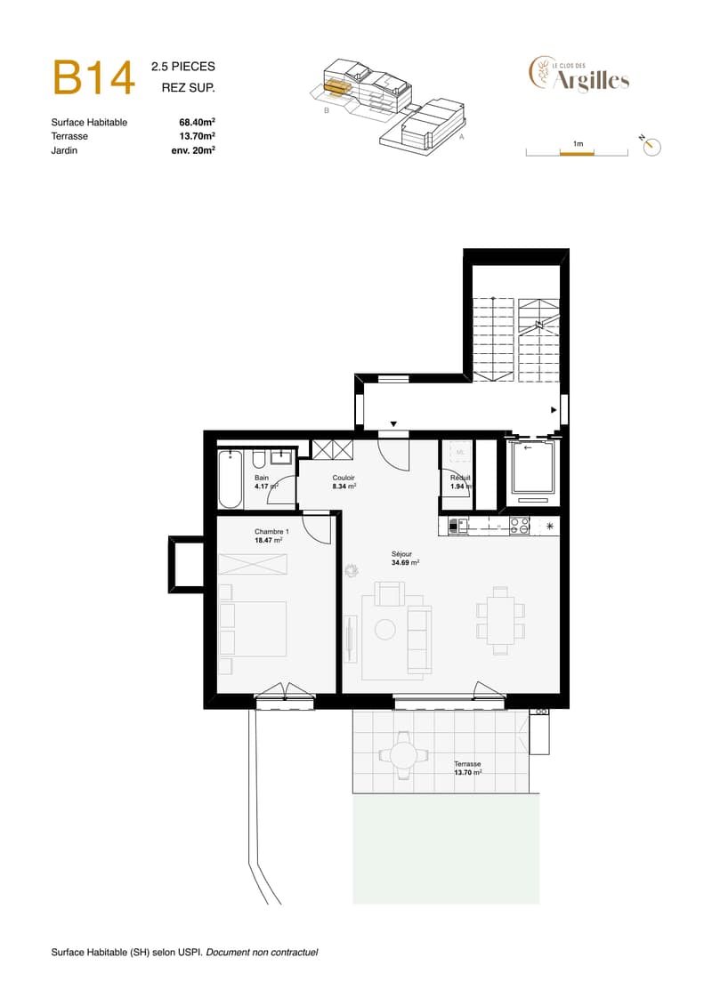 2,5 locali con terrazza e giardino! (6)