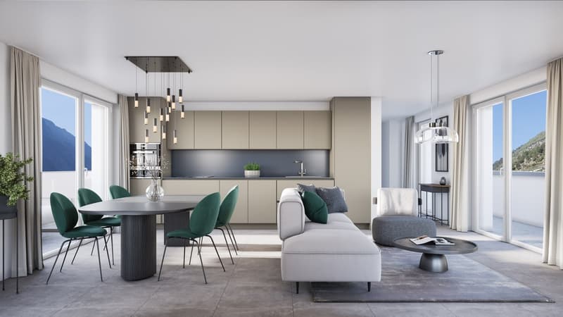Familienparadies mit Garten – 4.5-Zimmer-Wohnung in Leuk (2)