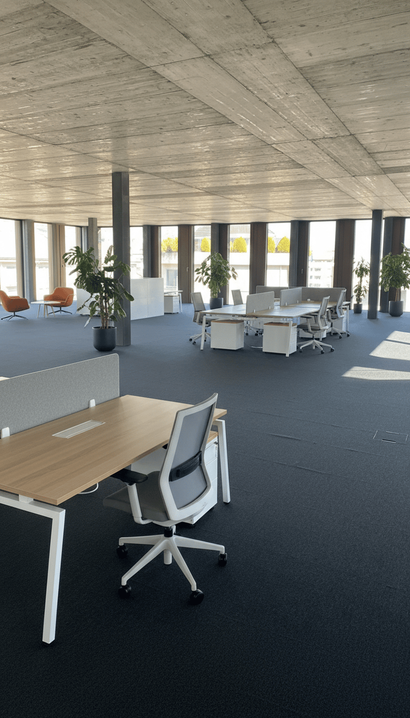 À louer – Plateau de bureaux Plug & Work de 600 m² au cœur de Cour de Gare, à Sion (1)