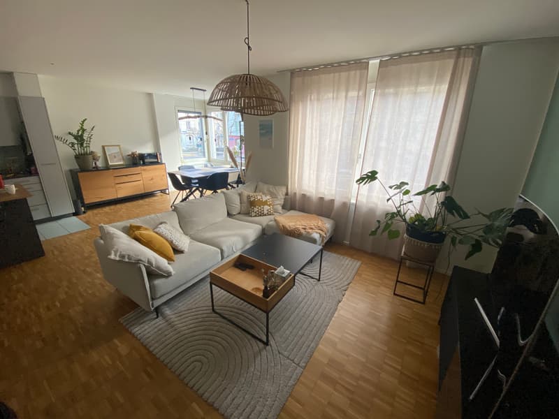 2½ ZI-WOHNUNG IN BASEL - KLYBECK, MÖBLIERT, TEMPORÄR (1)
