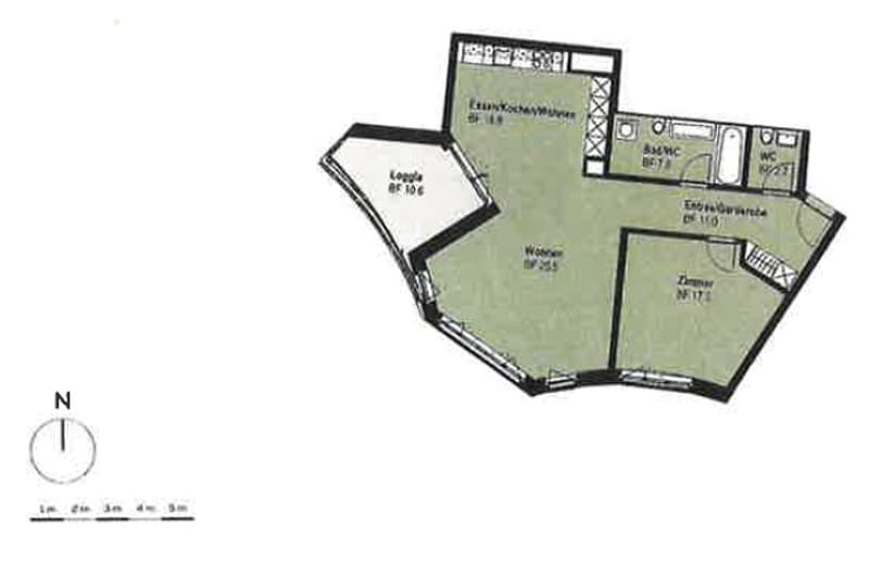 2½ ZI-WOHNUNG IN BÜLACH (ZH), MÖBLIERT (10)