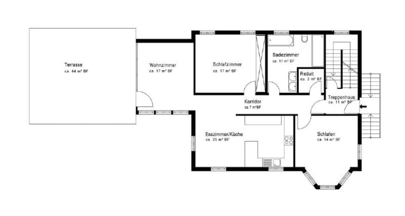 3½ ZI-WOHNUNG IN BALLWIL (LU), MÖBLIERT, TEMPORÄR (10)