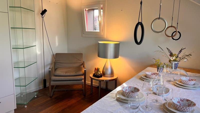 2½ ZIMMER-MAISONETTEWOHNUNG IN UNTERÄGERI (ZG), MÖBLIERT, TEMPORÄR (2)
