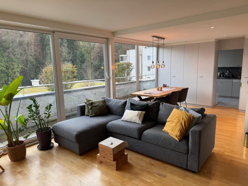 3½ ZIMMER-DACHWOHNUNG IN LUZERN, MÖBLIERT, TEMPORÄR (2)