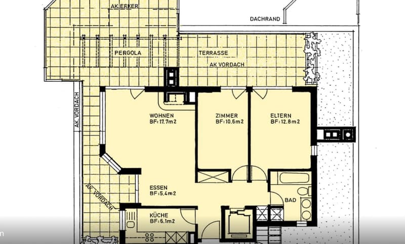 3½ ZIMMER-ATTIKAWOHNUNG IN ZÜRICH - KREIS 2 ENGE, MÖBLIERT, TEMPORÄR (9)