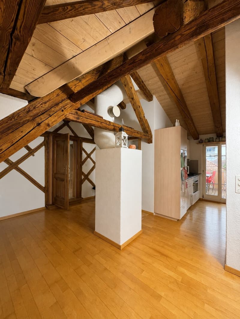 1½ ZIMMER-DACHWOHNUNG IN SCHMERIKON (SG), MÖBLIERT, TEMPORÄR (5)