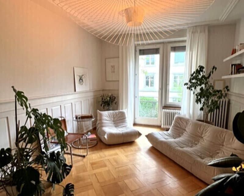 3½ ZI-WOHNUNG IN ZÜRICH - KREIS 7 HOTTINGEN, MÖBLIERT, TEMPORÄR (1)