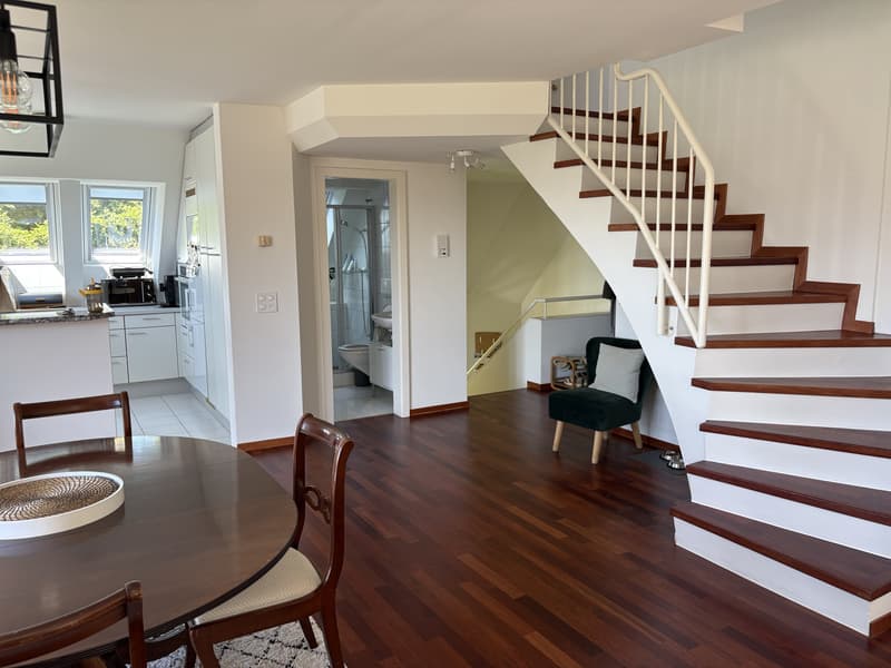 3½ ZIMMER-MAISONETTEWOHNUNG IN ZÜRICH - KREIS 10 WIPKINGEN, MÖBLIERT, (1)