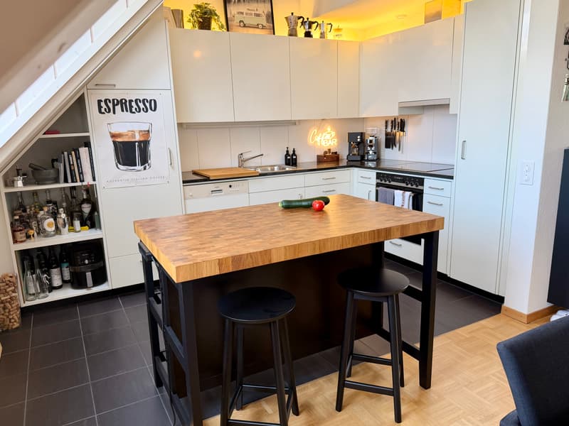 2½ ZIMMER-MAISONETTEWOHNUNG IN WATT (ZH), MÖBLIERT, TEMPORÄR (2)