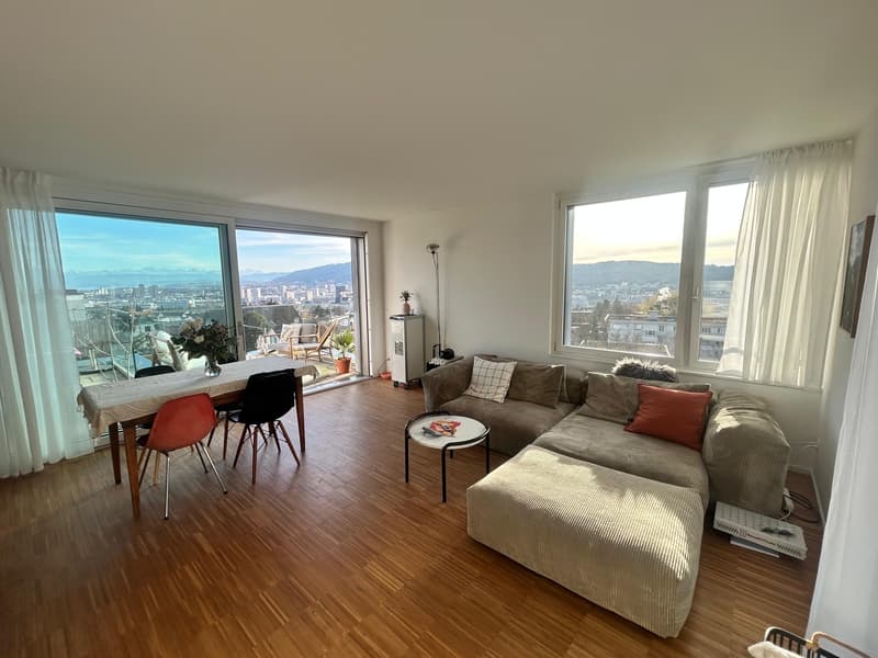 3½ ZIMMER-ATTIKAWOHNUNG IN ZÜRICH - KREIS 10 HÖNGG, MÖBLIERT, TEMPORÄR (2)